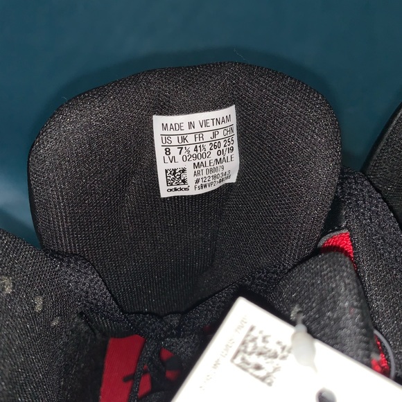 Adidas mid top sneakers. Size 8. - Picture 3 of 6